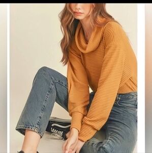 NWT Free People Juicy Long Sleeve Canyon Moon Top size M